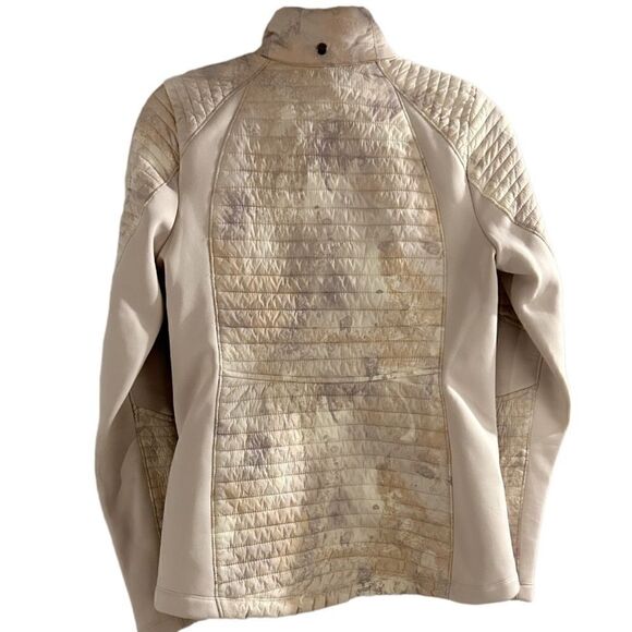 Calia by Carrie Underwood Tan Cream Full Zip Hybrid Jacket Size Small - Picture 3 of 10